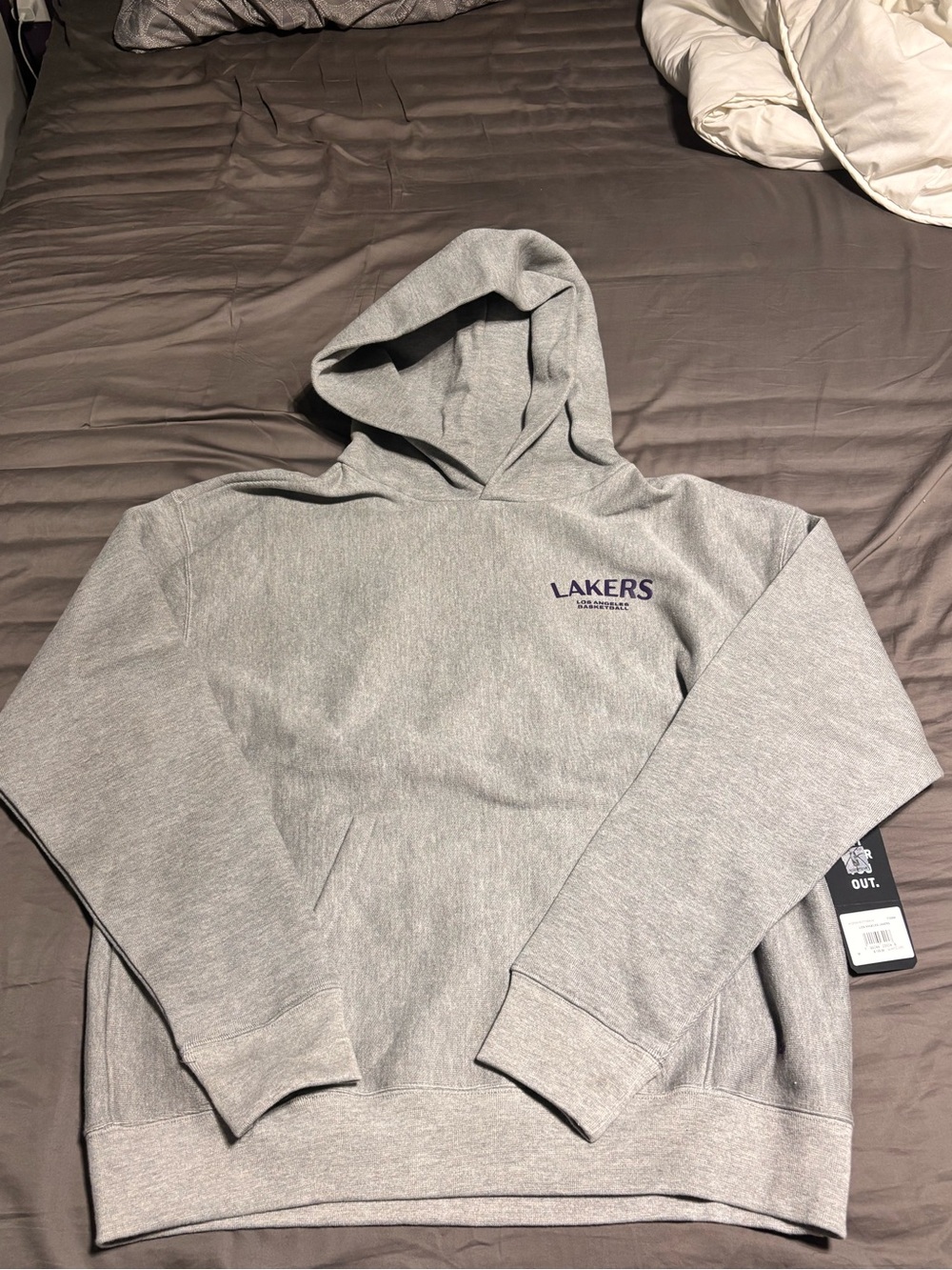 Lakers Grey Pullover Hoodie